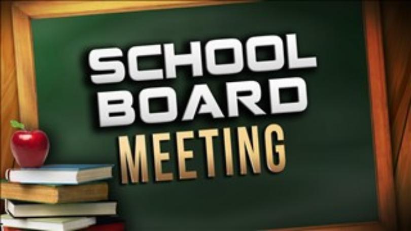 School Board Meeting Monday, Feb. 26th