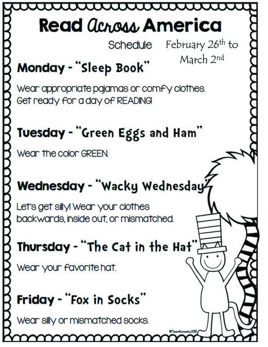 Spirit Week is Feb 26 - Mar 2 | Fair Grove Elementary School