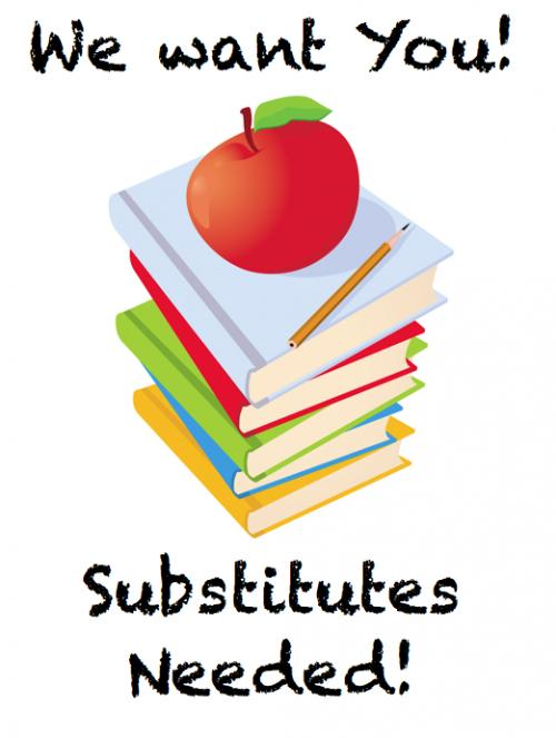Substitutes Needed @ FG School