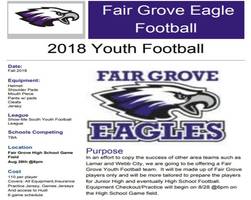 FG Eagles Youth Football Starts Aug. 28 @ 6pm
