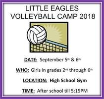 Little Eagles Volleyball Camp 2018