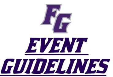 Athletic Event Guidlines