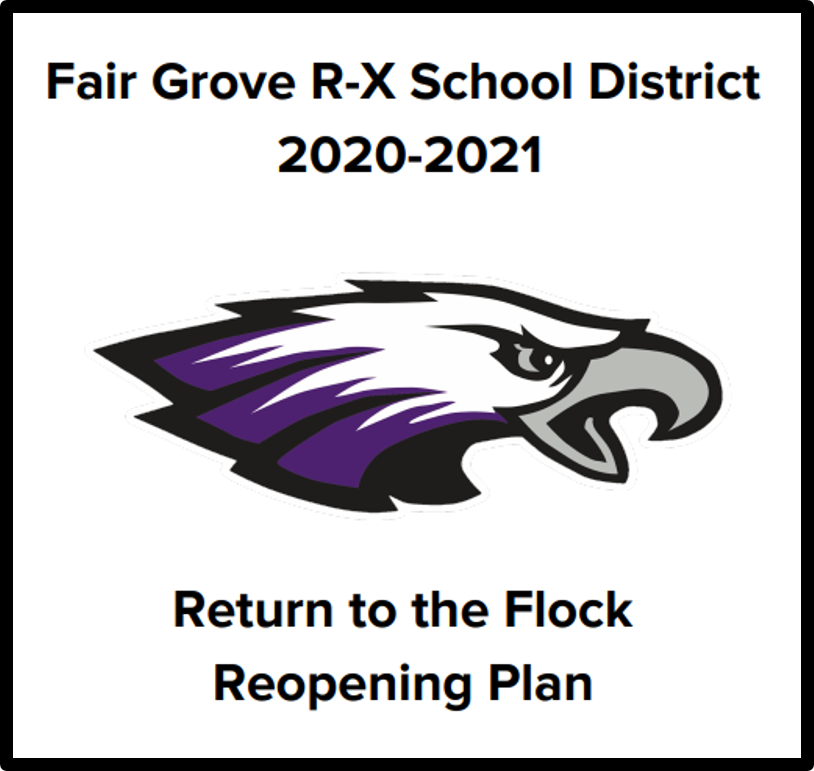 Fair Grove RX School District 20202021 Reopening Plan Fair Grove