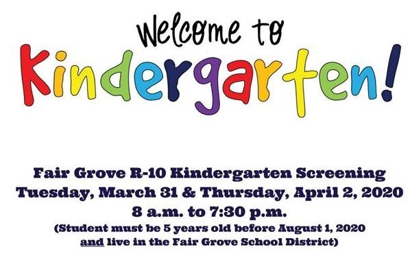 FG School Kindergarten Screening 2020
