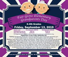 Granparents Day Sept. 13th, 2019