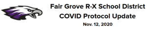 COVID Protocol Update - Fair Grove R-X School District