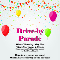 Elementary Drive-by Parade, May 21st