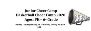 2020 PK-6th Grade Junior Cheer Camp