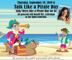 Thursday: Talk Like a Pirate Day & Friday: Hat Day