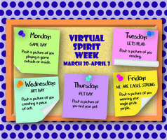 Virtual Spirit Week 3/30-4/3