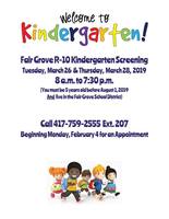 Kindergarten Screenings