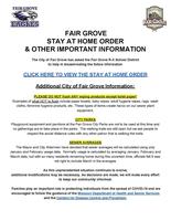 City of Fair Grove Stay at Home Order & Other Important Information