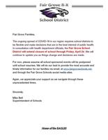 School Out Through April 24th