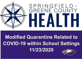 Health Department to allow strict modified quarantine exclusively in educational setting