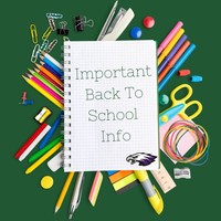 Important Back to School Registration Info