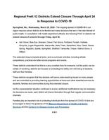 News Release from Schools in the Springfield Region