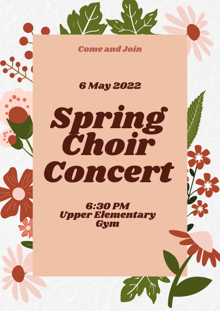 Spring Choir Concert