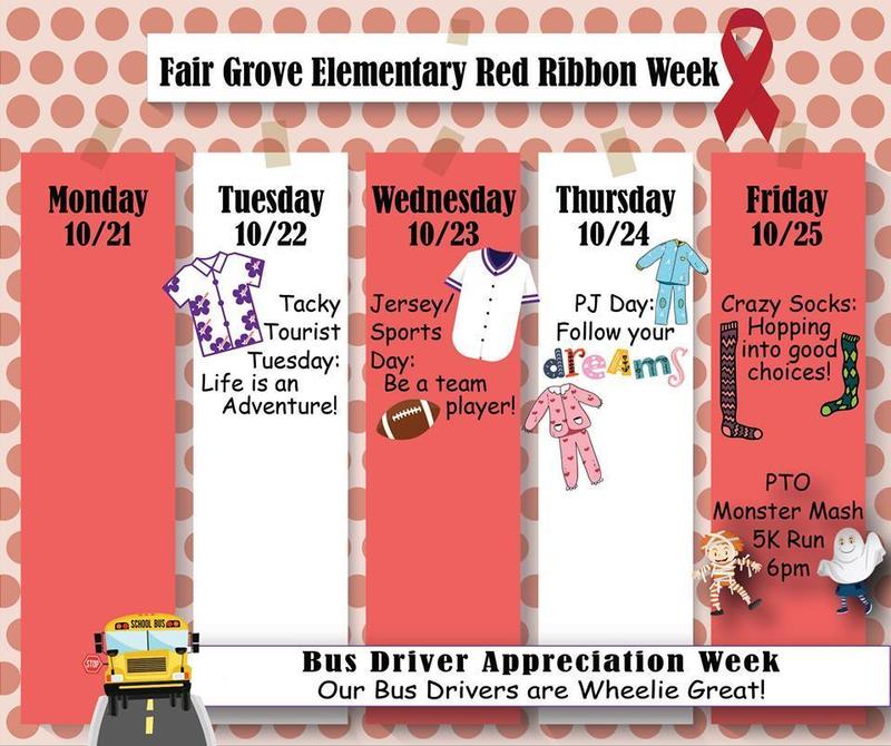 Pink Out Day for Red Ribbon Week – Unity Elementary